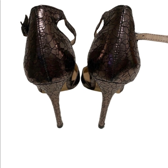 Izabella Rue faux snakeskin print heels Size 6 - Picture 3 of 5